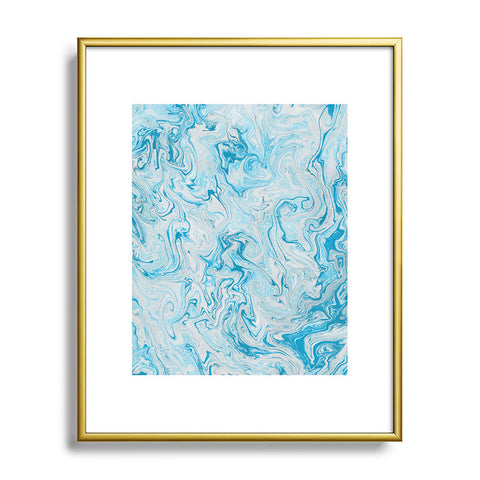 Lisa Argyropoulos Marble Twist VII Metal Framed Art Print