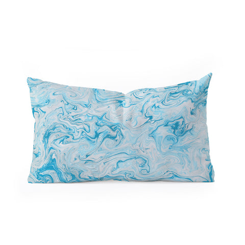 Lisa Argyropoulos Marble Twist VII Oblong Throw Pillow