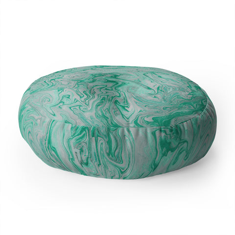 Lisa Argyropoulos Marble Twist VIII Floor Pillow Round