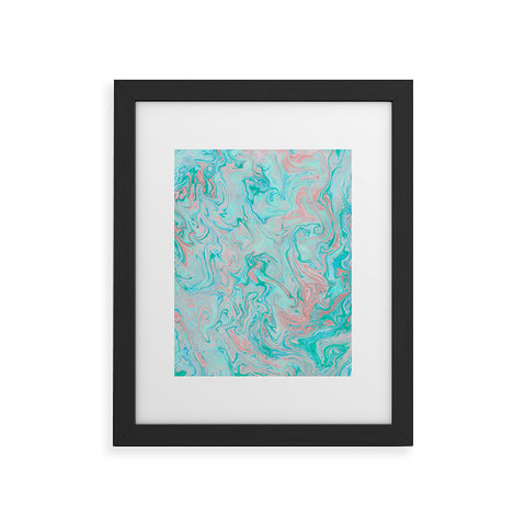 Lisa Argyropoulos Marble Twist Framed Art Print