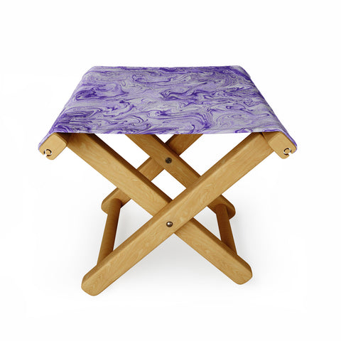 Lisa Argyropoulos Marble Twist XI Folding Stool