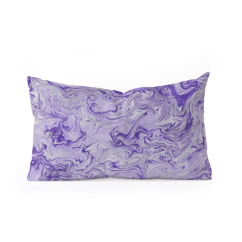 Lisa Argyropoulos Marble Twist XI Oblong Throw Pillow