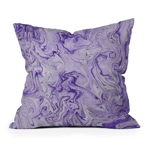 Lisa Argyropoulos Marble Twist XI Throw Pillow