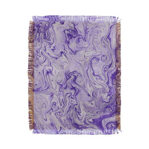 Lisa Argyropoulos Marble Twist XI Throw Blanket