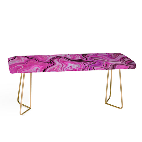 Lisa Argyropoulos Marbled Frenzy Glamour Pink Bench