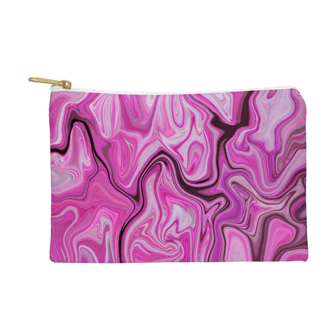 Lisa Argyropoulos Marbled Frenzy Glamour Pink Pouch