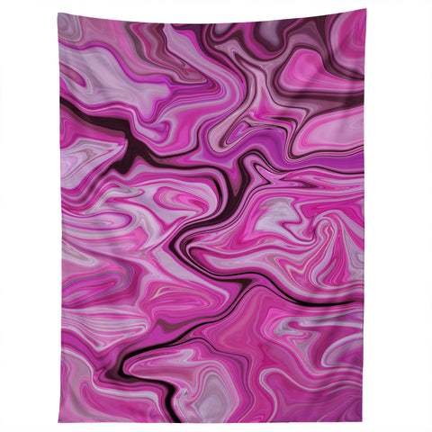 Lisa Argyropoulos Marbled Frenzy Glamour Pink Tapestry