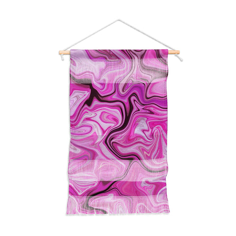 Lisa Argyropoulos Marbled Frenzy Glamour Pink Wall Hanging Portrait