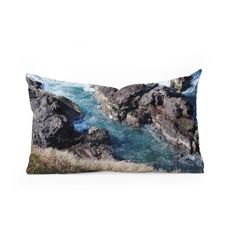 Lisa Argyropoulos Mazatlan Waters Oblong Throw Pillow