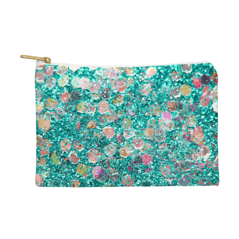 Lisa Argyropoulos Mermaid Scales Teal Pouch