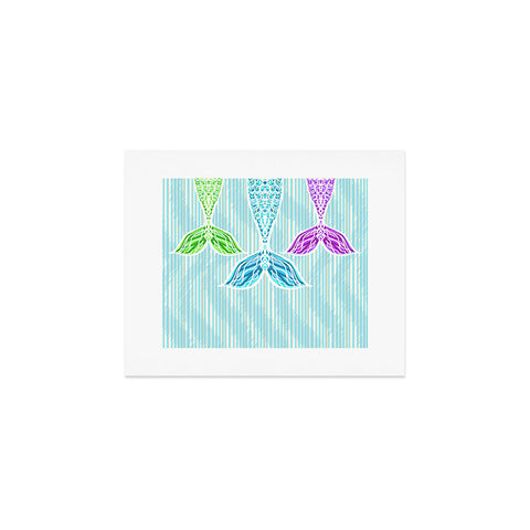 Lisa Argyropoulos Mermaids and Stripes Sea Art Print