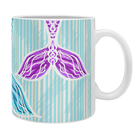 Lisa Argyropoulos Mermaids and Stripes Sea Coffee Mug