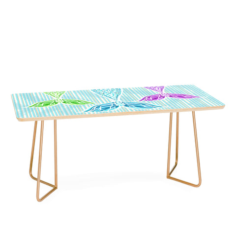 Lisa Argyropoulos Mermaids and Stripes Sea Coffee Table