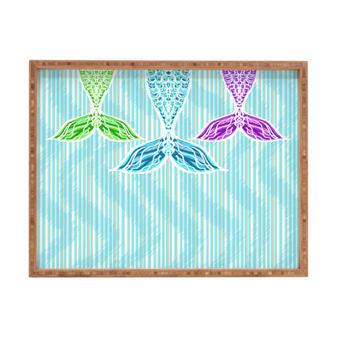 Lisa Argyropoulos Mermaids and Stripes Sea Rectangular Tray