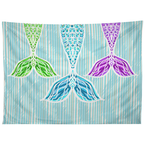 Lisa Argyropoulos Mermaids and Stripes Sea Tapestry