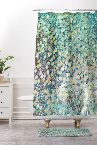 Lisa Argyropoulos MermaidScales Shower Curtain And Mat