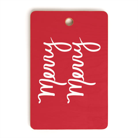 Lisa Argyropoulos Merry Merry Red Cutting Board Rectangle