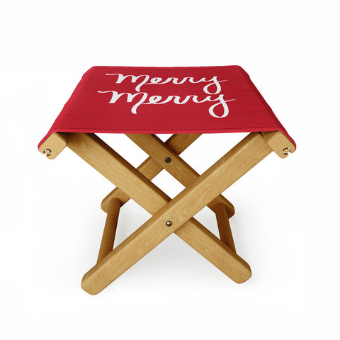 Lisa Argyropoulos Merry Merry Red Folding Stool