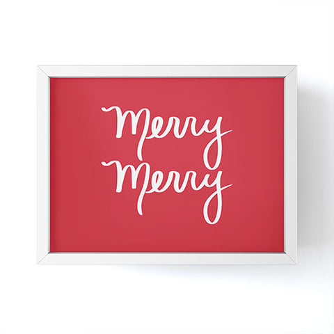 Lisa Argyropoulos Merry Merry Red Framed Mini Art Print