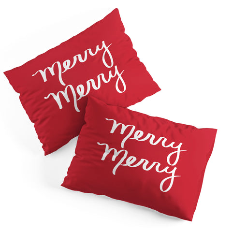 Lisa Argyropoulos Merry Merry Red Pillow Shams