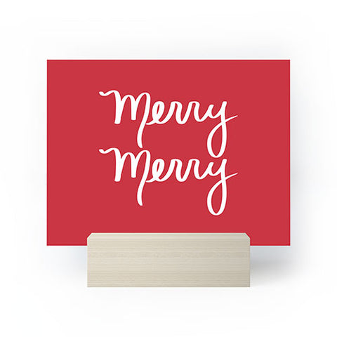 Lisa Argyropoulos Merry Merry Red Mini Art Print