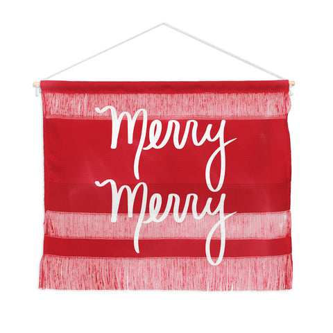Lisa Argyropoulos Merry Merry Red Wall Hanging Landscape