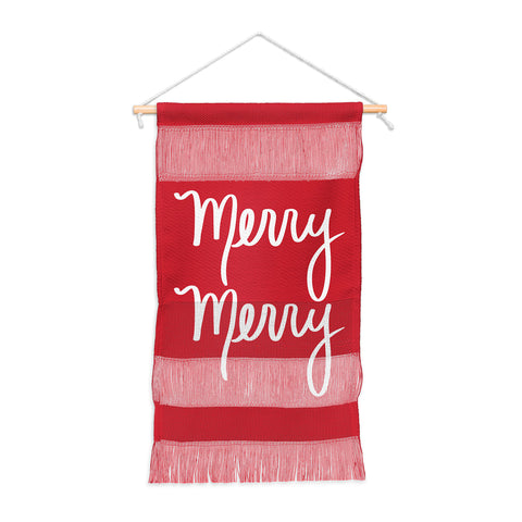 Lisa Argyropoulos Merry Merry Red Wall Hanging Portrait