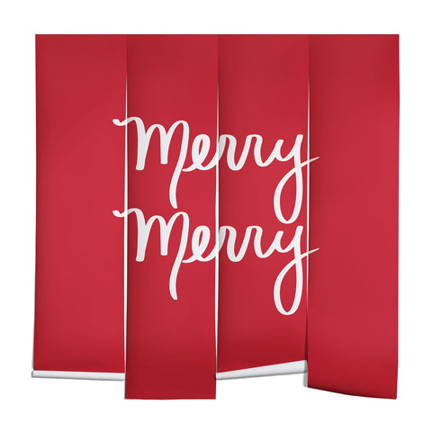 Lisa Argyropoulos Merry Merry Red Wall Mural