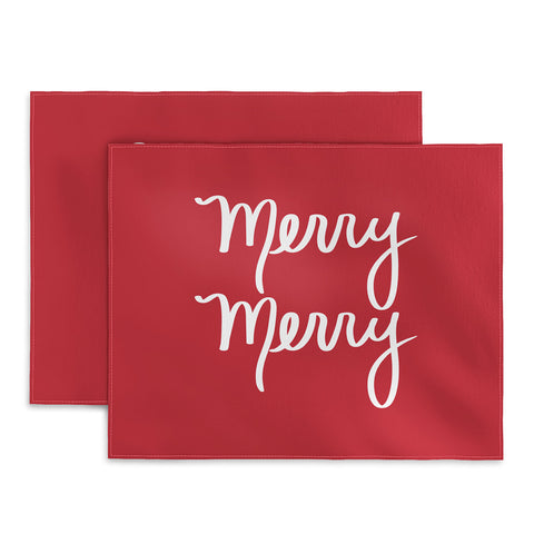 Lisa Argyropoulos Merry Merry Red Placemat