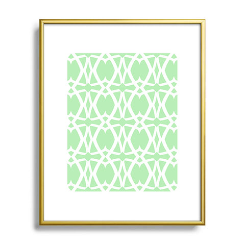 Lisa Argyropoulos Mezzo Mint Metal Framed Art Print