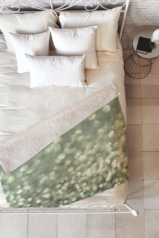 Lisa Argyropoulos Mingle 2 Silver Screen Fleece Throw Blanket