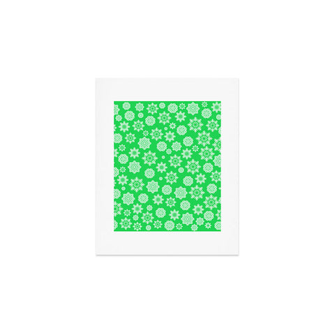 Lisa Argyropoulos Mini Flurries on Jolly Green Art Print