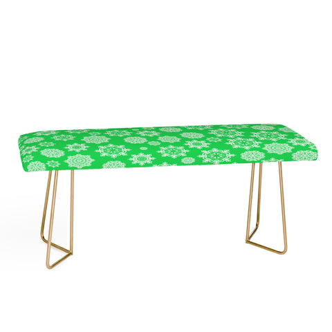 Lisa Argyropoulos Mini Flurries on Jolly Green Bench