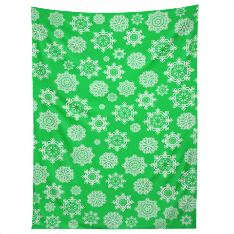 Lisa Argyropoulos Mini Flurries on Jolly Green Tapestry