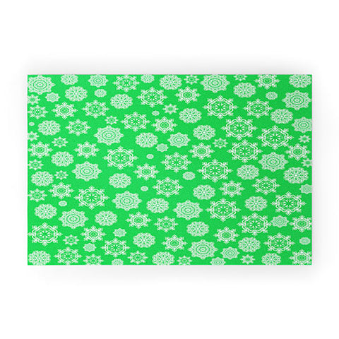 Lisa Argyropoulos Mini Flurries on Jolly Green Welcome Mat