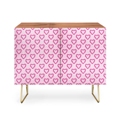 Lisa Argyropoulos Mini Hearts Pink Credenza