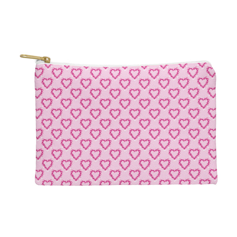 Lisa Argyropoulos Mini Hearts Pink Pouch