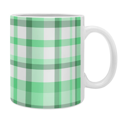 Lisa Argyropoulos Mint Plaid Coffee Mug