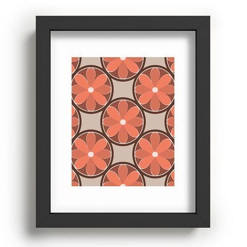 Lisa Argyropoulos Mod Flowers Terra Recessed Framing Rectangle