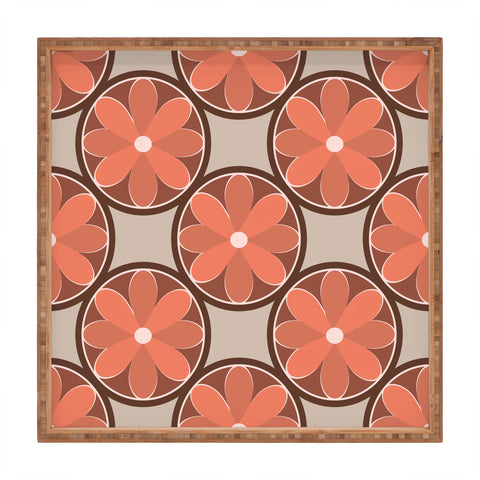 Lisa Argyropoulos Mod Flowers Terra Square Tray