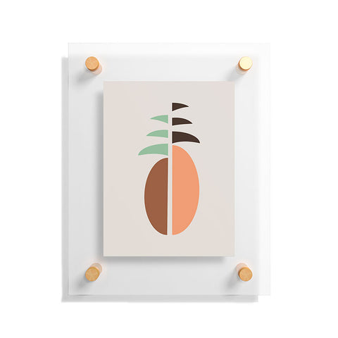 Lisa Argyropoulos Mod Pineapple Floating Acrylic Print