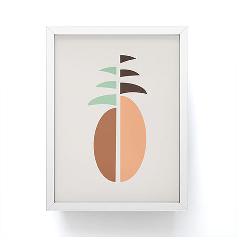 Lisa Argyropoulos Mod Pineapple Framed Mini Art Print