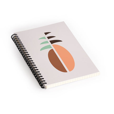 Lisa Argyropoulos Mod Pineapple Spiral Notebook