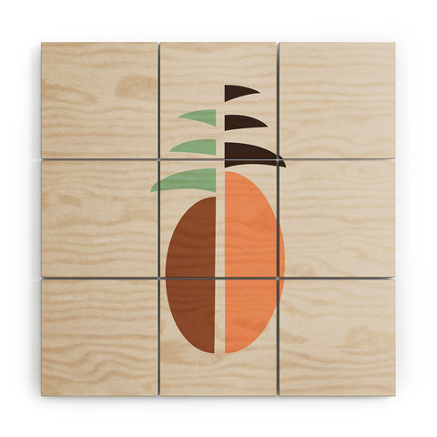 Lisa Argyropoulos Mod Pineapple Wood Wall Mural