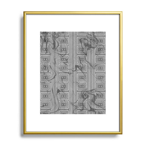 Lisa Argyropoulos Modern Grecco Coordinate Metal Framed Art Print