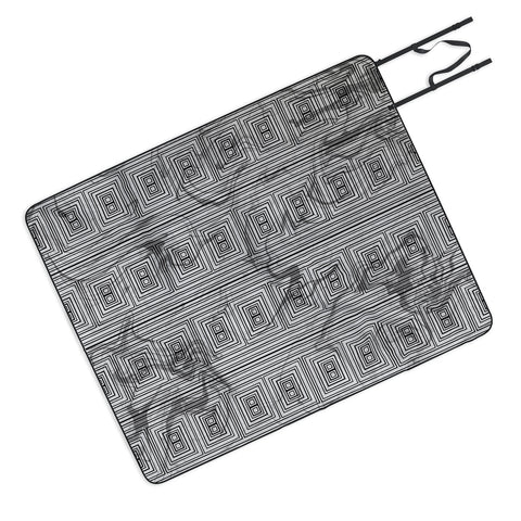 Lisa Argyropoulos Modern Grecco Coordinate Picnic Blanket