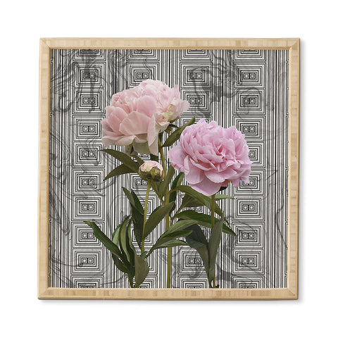 Lisa Argyropoulos Modern Grecco Peonies Framed Wall Art
