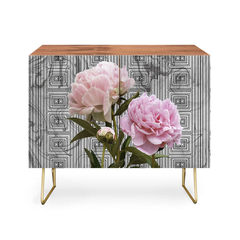 Lisa Argyropoulos Modern Grecco Peonies Credenza