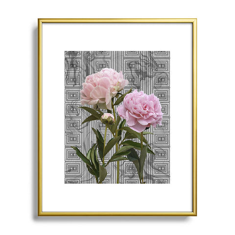 Lisa Argyropoulos Modern Grecco Peonies Metal Framed Art Print