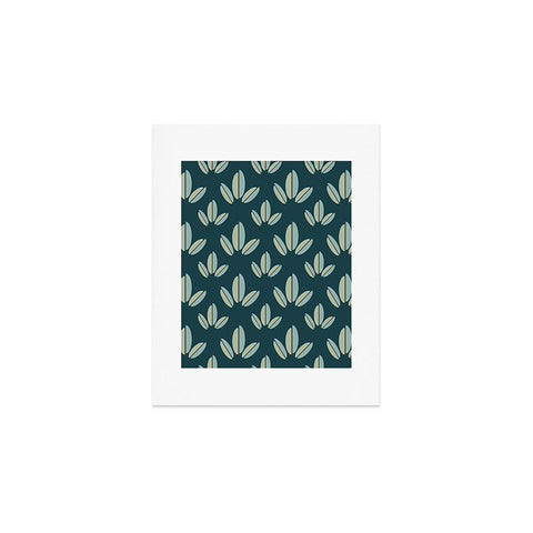 Lisa Argyropoulos Modern Leaves Dk Green Art Print